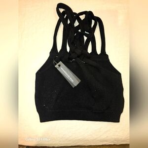 Maniere crop sweater top